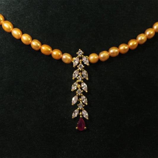 Rae Collection - Colour Pearl Necklace Set