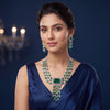 Emerald Royal Cascade Necklace Set