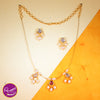 Rae Pearl with Wire Necklace Set