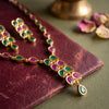 Emerald Ruby Harmony Necklace Set