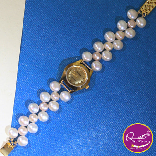 Unique Pearl Watch Round