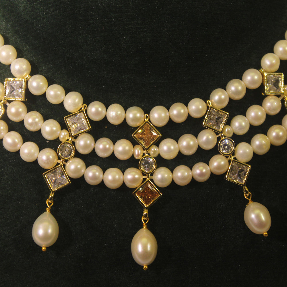 Rae Collection - Bridal Pearl Necklace Set