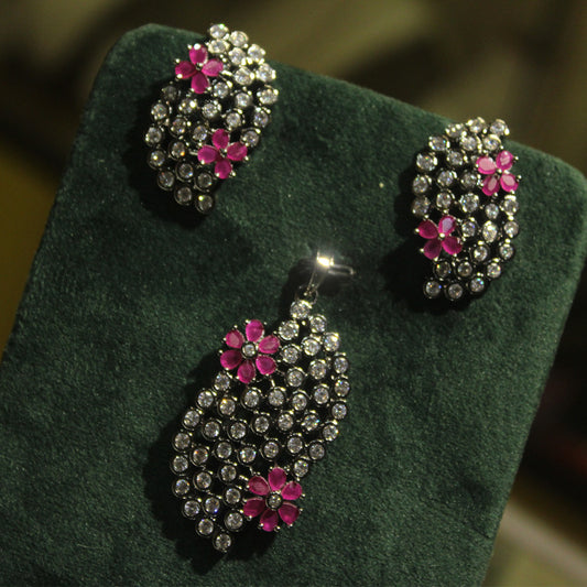 Rae Collection - CZ Pendant set