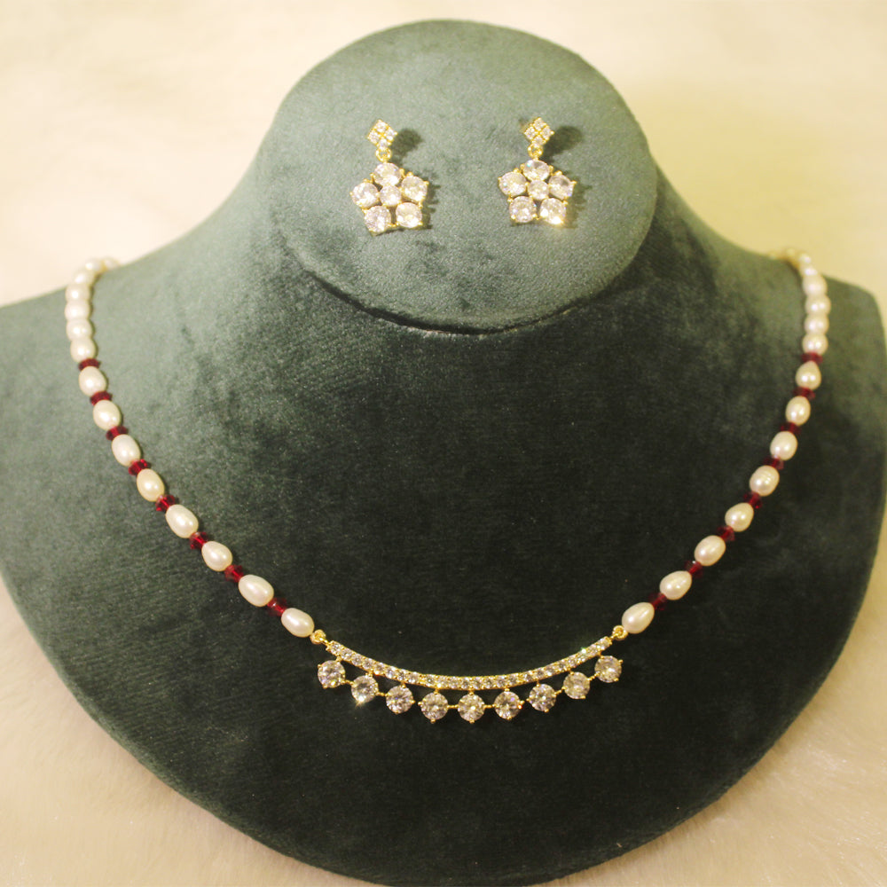 Rae Collection - Classic Pearl Necklace Set