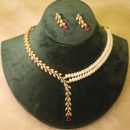 Rae Collection - Fusion Pearl Necklace Set