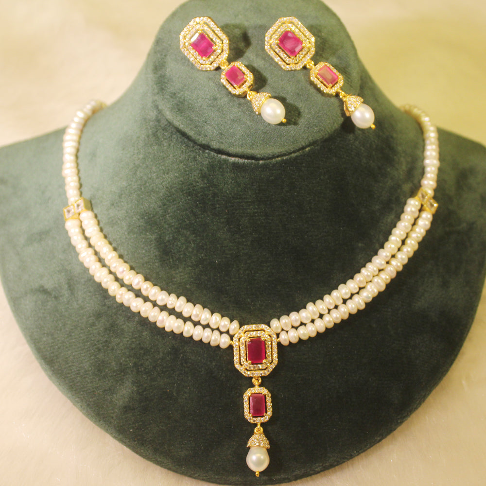Rae Collection - Gorgeous Pearl Necklace Set