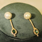 Rae Collection - Gree Big Stone Pearl Necklace Set
