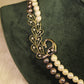 Rae Collection - Peacock Two Layer Pearl Necklace Set