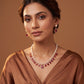 Ruby Pearl Royale Necklace Set