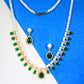 Emerald Pearl Royale Necklace Set