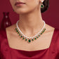 Emerald Pearl Royale Necklace Set