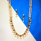 Ruby Pearl Royal Cascade Necklace Set