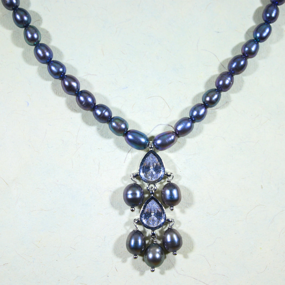 Black Pearl Royale Elegance Necklace Set