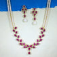 Ruby Royale Freshwater Pearl Necklace Set