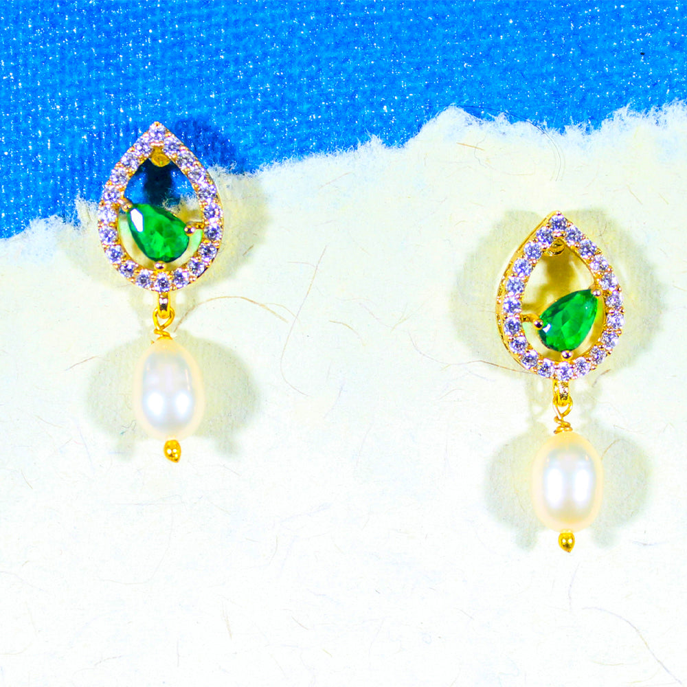 Emerald Pearl Elegance Necklace Se