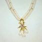 Royal Pearl Blossom Necklace Set