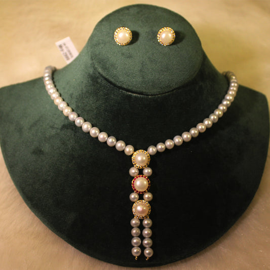 Rae Collection - Smart Pearl Necklace Set