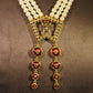 Rae Swastik Pearl Necklace Set