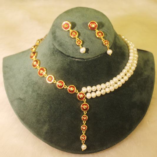 Rae Collection - Unique Pearl Necklace Set