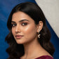 Shiuli Flower Motive Pearl & Meenakari Earrings