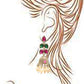Ruby & Panna Colour Pearl Jhumko