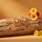 Ruby Petal Elegance Necklace Set