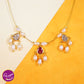 Rae Pearl with Wire Necklace Set