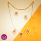 Rae Pearl with Wire Necklace Set