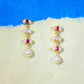 Elegant Freshwater Pearl & Ruby Accent Jewelry Set