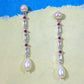 Premium Pearl & CZ Necklace Set