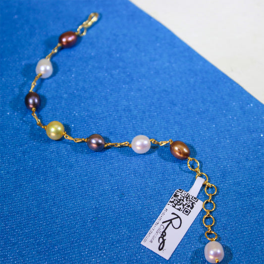 Multi Colour Pearls Bracelets