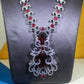 Ruby Royale Cascade Necklace Set