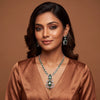 Emerald Royale Filigree Necklace Set