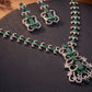 Emerald Royale Filigree Necklace Set