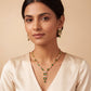 Emerald Dewdrop Elegance Necklace Set