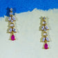 Ruby Dewdrop Royale Necklace Set