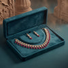 Ruby Dewdrop Royale Necklace Set