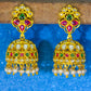 Beautiful Pearl & Kundan Jhumka