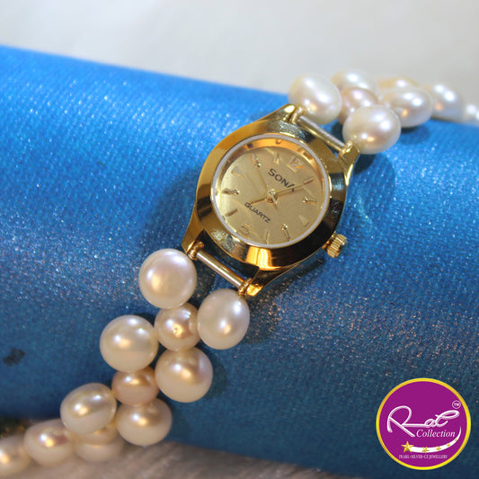 Unique Pearl Watch Round