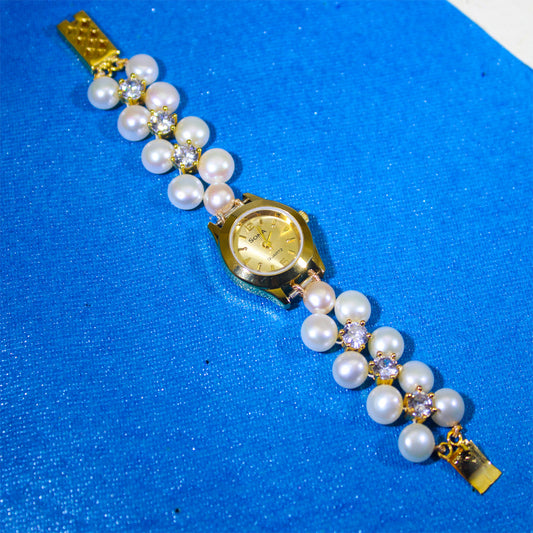 Pearls & Stone Watch